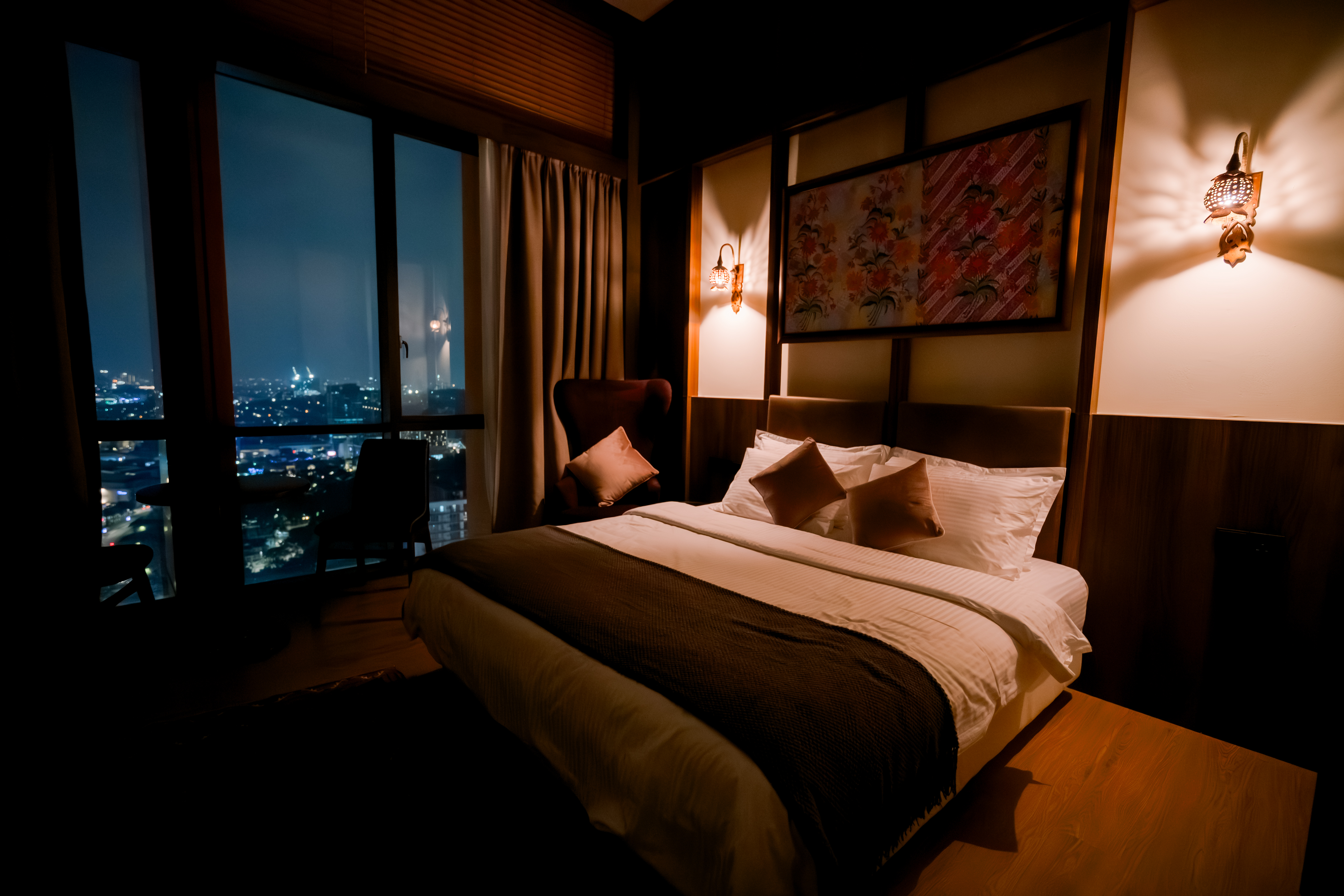 Cosy room night view at Embun Teratai