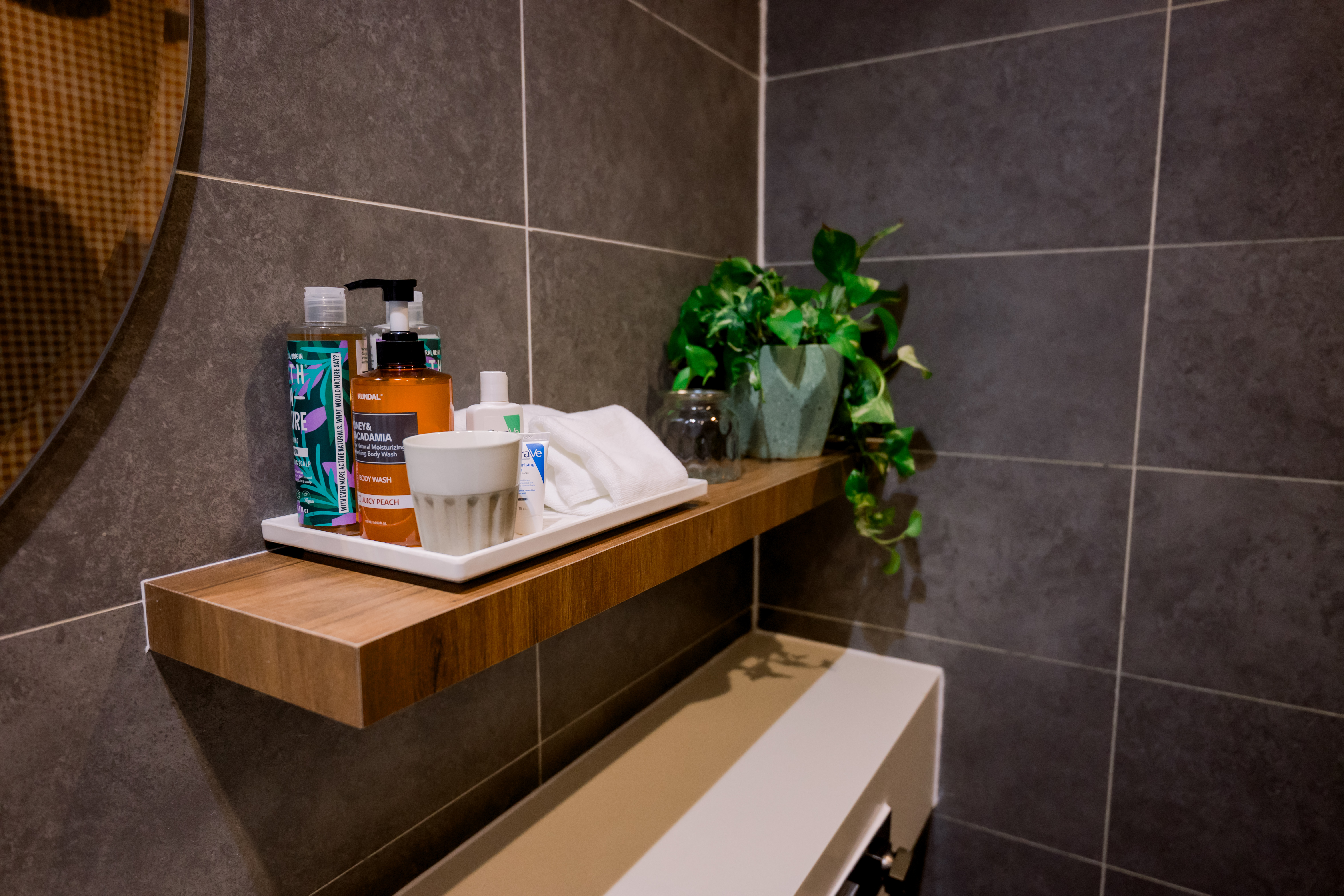Premium bath amenities